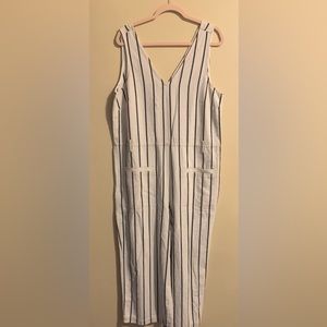 NWT Madewell Stripe Jumpsuit